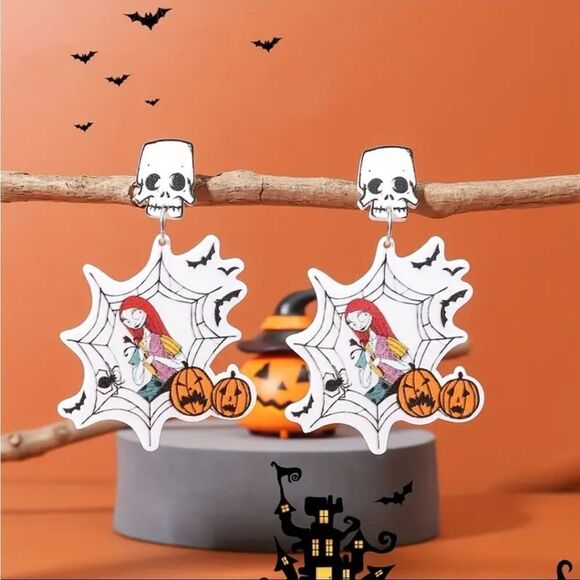 SALLY * THE NIGHTMARE BEFORE CHRISTMAS cute fun movie halloween earrings - Picture 2 of 6